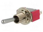 Switch: toggle | Pos: 2 | SPDT | ON-ON | 2A/250VAC | 5A/28VDC | -30&divide;85&deg;C