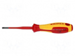 Screwdriver: insulated | slim | PlusMinus PZ-type | PZ1/SL | 1kVAC