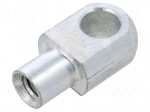 Mounting element for gas spring | zinc plated steel | 8.5mm