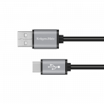 Kompiuterių komponentai ir priedai // PC/USB/LAN kabeliai // Kabel USB - USB typu C 1m Kruger&Matz Basic