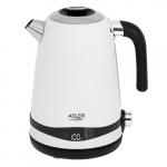 Adler | Kettle | AD 1295w | Electric | 2200 W | 1.7 L | Stainless steel | 360&deg; rotational base | White