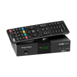 TV ir namų kinas // Garso ir vaizdo grotuvai // Tuner DVB-T2  H.265 HEVC Kruger&Matz