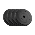 Sporto ir aktyvaus poilsio // Sporto prekės ir įranga // Obciążenie bitumiczne zestaw 4x5kg, otw&oacute;r 31mm, talerz klasyczny, REBEL ACTIVE