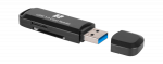 I&scaron;oriniai duomenų saugojimo įrenginiai // Flash atminties kortelės ir skaitytuvai // Czytnik kart pamięci USB 3.0 r61 REBEL