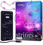 Twinkly Candies Hearts Smart LED Lamp String 12m USB-C
