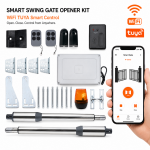 Vartų automatikos komplektas 2x40W, iki 2x2.5m ir 200kg, su Wi-Fi Tuya rele | PNI