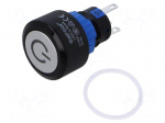 Switch: push-button | Pos: 2 | SPDT | 0.5A/220VAC | 1A/24VDC | ON-ON