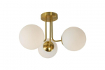Ceiling light RAILE 3XE27 gold