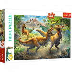 Žaidimų zona | PC | Konsolės | Priedai // Edukaciniai žaislai | Interaktyvūs | Kūrybi&scaron;ki | Meni&scaron;ki // Puzzle - 160 - Walczące Tyranozaury - Trefl 15360