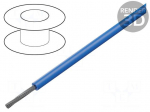 Wire | HookUp Wire | stranded | Cu | 14AWG | PVC | blue | 600V | 30.5m | 100ft