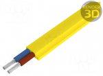 Wire | UNITRONIC&reg; BUS ASI | 2x2.5mm2 | stranded | Cu | unshielded | 300V