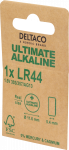 LR44 baterija DELTACO Ultimate Alkaline, 1,5 V, 1 vnt. pakuotė / ULT-LR44-1P