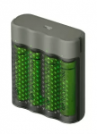 GP B53457 USB Battery Charger 4 x AAA 2700mAh