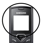Protective Case Glass display for Samsung GT-E1170 Original