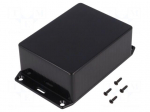 Enclosure: multipurpose | X: 82mm | Y: 110mm | Z: 44mm | 1591S | ABS | black