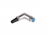 Garso sistemos ir priedai // Garso ki&scaron;tukai, lizdai ir jungtys // Wtyk mikrofonowy żeński kątowy