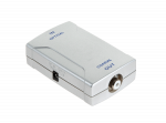 Jungtys // Different Audio, Video, Data connection plug and sockets // Przejści&oacute;wka, konwerter sygnału  optyczny na telewizyjny z zasilaniem