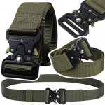 Sporto ir aktyvaus poilsio // I&scaron;gyvenimo įrankiai // Taktyczny Pas Militarny Parciany Czarny 120 x 3,8cm