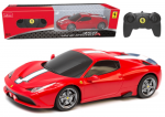 Žaidimų zona | PC | Konsolės | Priedai // Radijo valdomi žaislai ir priedai // Auto Sportowe RC 1:24 Zdalnie Sterowane Ferrari 458 Speciale Czerwone