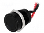 Switch: piezoelectric | Pos: 2 | SPST-NO | 0.2A/24VAC | 0.2A/24VDC