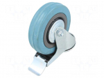 Transport wheel | &Oslash;: 100mm | W: 25mm | H: 130mm | torsional with lock