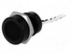 Switch: piezoelectric | Pos: 2 | SPST-NO | 0.2A/24VAC | 0.2A/24VDC