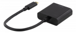 Adapteris DELTACO USB-C į HDMI, 4096x2160 30Hz, juodas / USBC-HDMI8
