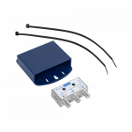 Koaksialinių kabelių sistemos // TV ir SAT antenos, stiprintuvai ir priedai // Zwrotnica VHF/UHF ZWR-210DC TELMOR