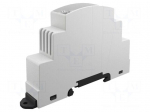 Enclosure: for DIN rail mounting | Y: 88.2mm | X: 18mm | Z: 62mm | grey