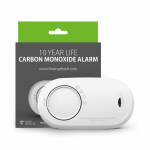 EN 50291 sertifikuotas anglies monoksido (CO) detektorius | Integruotas ličio akumuliatorius