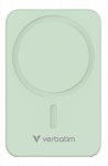 Powerbank Verbatim Charge N Go 20000mah Magnetic Wireless Charge Green