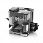 NINJA | Coffee Maker | ES701EU Luxe Caf&eacute; Pro | Pump pressure 9 bar | Built-in milk frother | Ground | 1650 W | Black/Stainless Steel