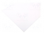 Sheet | Dim: 500x1000mm | Thk: 3mm | milky