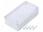 Enclosure: multipurpose | X: 55mm | Y: 100mm | Z: 28mm | COFFER TP | ABS