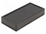 Enclosure: multipurpose | X: 65mm | Y: 130mm | Z: 25mm | 1599 | ABS | black