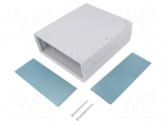 Enclosure: with panel | CAB | X: 154mm | Y: 173mm | Z: 61mm | ABS