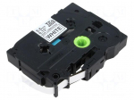 Tape | Width: 3.5mm | Colour: white | Character colour: black | L: 8m