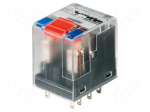 Relay: electromagnetic | 3PDT | Ucoil: 24VAC | 10A/240VAC | 10A/24VDC