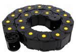 Cable chain | Series: Protection | Bend.rad: 100mm | L: 1000mm