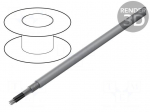 Wire | F-CY-OZ | 7x1mm2 | tinned copper braid | PVC | grey | 300/500V