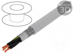 Wire | OLFLEX&reg; 191 CY | 4G2,5mm2 | tinned copper braid | PVC | grey