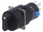 Switch: rotary | Pos: 3 | 3A/220VAC | 2A/24VDC | -20&divide;55&deg;C | 50m&Omega; | &Oslash;16mm
