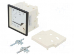 Ammeter | on panel | I AC: 0&divide;50A | True RMS | Class: 1.5 | 40&divide;72Hz | 600V