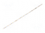 LED tape | white warm | LED/m: 56 | 8mm | IP20 | 120&deg; | 6W/m | CRImin: 80