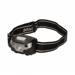 3W 120lm LED priekinis žibintas, su jutikliu ir USB įkrovikliu