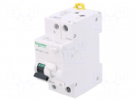 RCBO breaker | Inom: 16A | Ires: 30mA | Max surge current: 250A | IP20