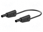 Test lead | 19A | banana plug 4mm,both sides | Urated: 1000V | Len: 1m