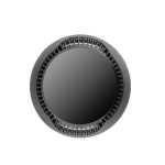 Adreso dūmų detektorius su izoliatoriumi, SensoIRIS S130IS BLACK, juodas, Teletek