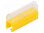 Markers | Marking: empty | 3&divide;4mm | PVC | yellow | -30&divide;60&deg;C | push-in