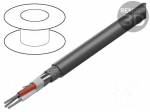 Wire | Xtra Guard&reg; Flex | 3x28AWG | PVC | dark grey | 300V | 305m | 1000ft